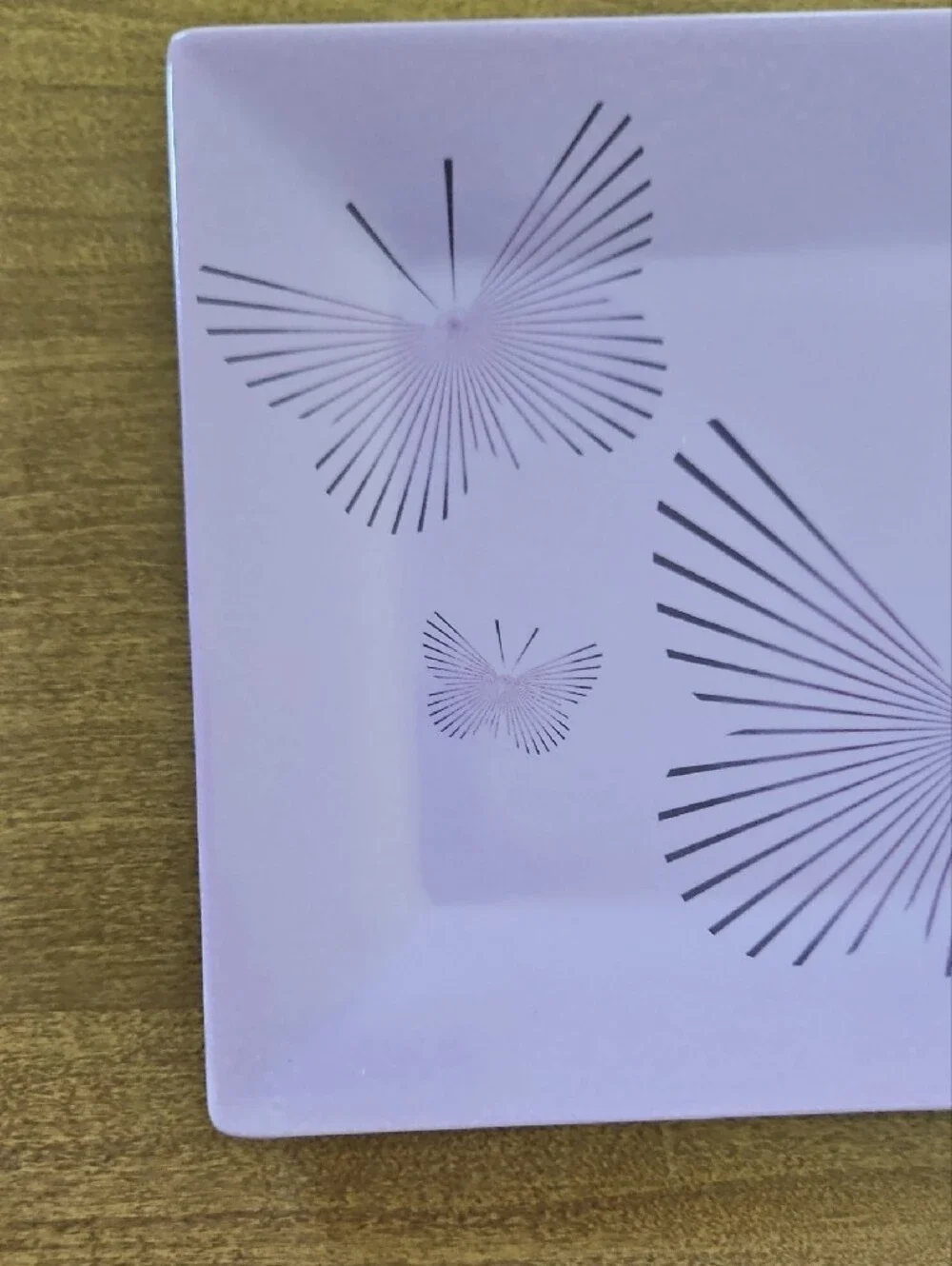 Lavender Butterfly Plate